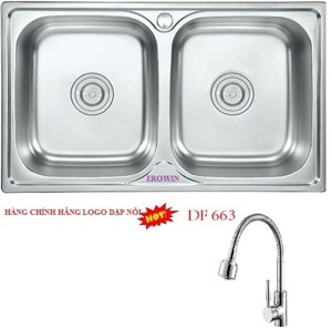 Chậu rửa chén inox Erowin 7542