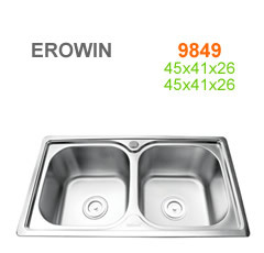 Chậu rửa chén inox Erowin 9849