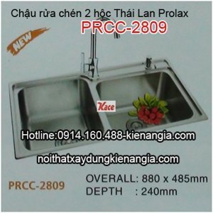 Chậu rửa chén inox Prolax PRCC-2809