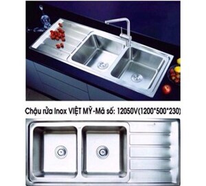 Chậu rửa chén Việt Mỹ 12050V