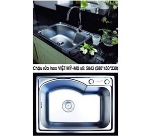 Chậu rửa chén Việt Mỹ 5843