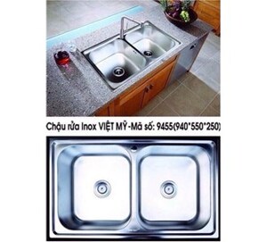 Chậu rửa chén Việt Mỹ 9455