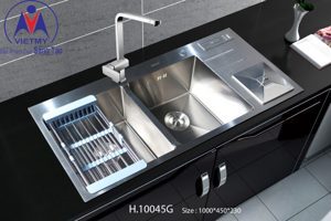 Chậu rửa chén Việt Mỹ inox H.10045G