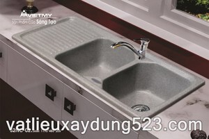 Chậu rửa đá nhân tạo Việt Mỹ S2NC-02 - 2 hố