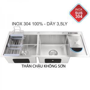 Chậu rửa dập liền khối Haller ST-12050R