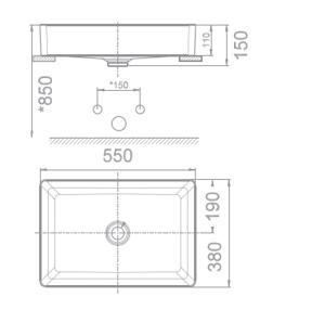 Chậu rửa đặt bàn American Standard WP-F412