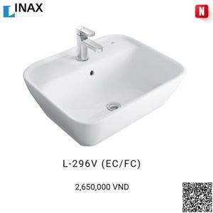 Chậu rửa đặt bàn Inax L-296V