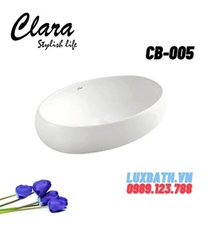 Chậu rửa dương bàn Clara CB-005 58 x 38 x 15 cm