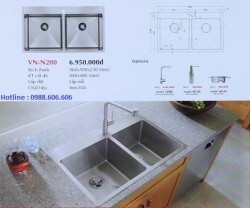 Chậu rửa inox Carysil VN-N200