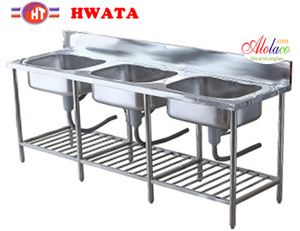 Chậu rửa inox công nghiệp Hwata CN3