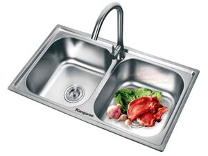 Chậu rửa Inox kháng khuẩn Kangaroo KG7241