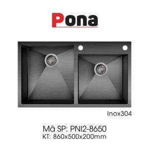 Chậu rửa inox Pona PNI2-8650