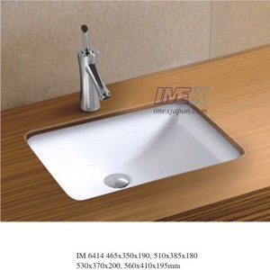 Chậu rửa lavabo âm bàn Imex IM 6414