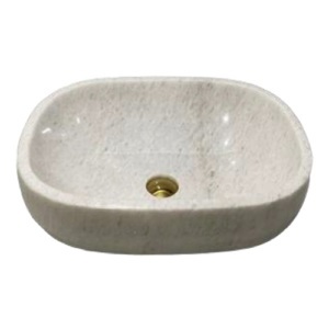 Chậu rửa lavabo bầu dục Eximstone BST66