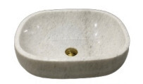 Chậu rửa lavabo bầu dục Eximstone BST66