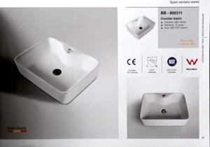 Chậu rửa lavabo Bello BB-800311