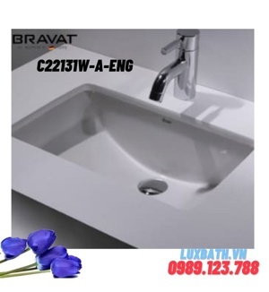 Chậu rửa lavabo Bravat C22131W-A-ENG