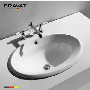 Chậu rửa lavabo Bravat C22218W-ENG