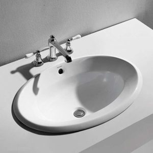 Chậu rửa lavabo Bravat C22218W-ENG