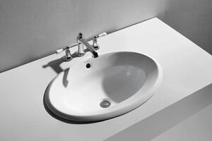 Chậu rửa lavabo Bravat C22218W-ENG