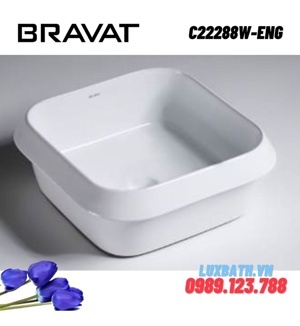 Chậu rửa lavabo Bravat C22288W-ENG