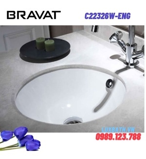 Chậu rửa lavabo Bravat C22326W-ENG