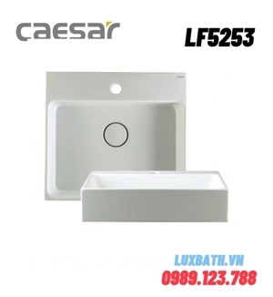 Chậu rửa lavabo Caesar LF5253, dương bàn