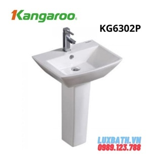 Chậu rửa lavabo chân dài Kangaroo KG6302P