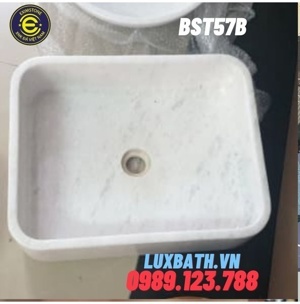 Chậu rửa lavabo chữ nhật Eximstone BST57B