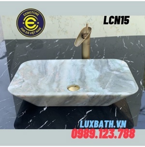 Chậu rửa lavabo chữ nhật Eximstone LCN15