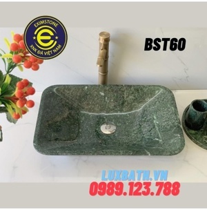 Chậu rửa lavabo chữ nhật Eximstone BST60