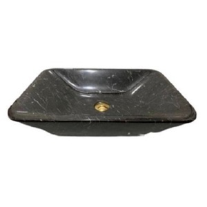 Chậu rửa lavabo chữ nhật màu đen Eximstone BST53