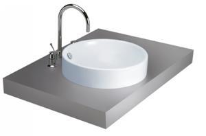 Chậu rửa lavabo đặt bàn Cotto C00027