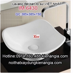 Chậu rửa lavabo đặt bàn Imex IM 6430