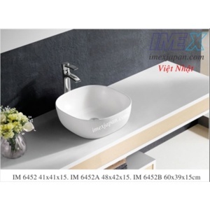 Chậu rửa lavabo đặt bàn Imex IM 6452