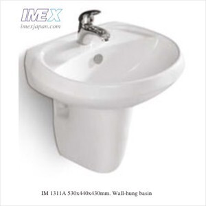 Chậu rửa lavabo treo tường Imex IM 1311A