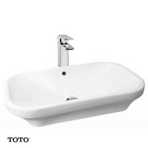 Chậu rửa lavabo đặt bàn TOTO LW630JW/F