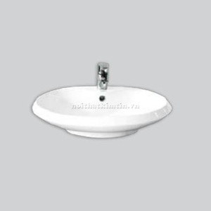 Chậu rửa Lavabo đặt trên bàn đá Viglacera CD8