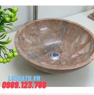 Chậu rửa lavabo hồng Eximstone BST09