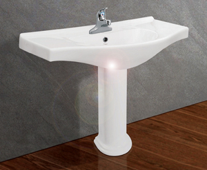 Chậu rửa lavabo kèm chân Viglacera VU9+V02.5