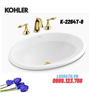 Chậu rửa lavabo Kohler K-2264T-0 dương vành