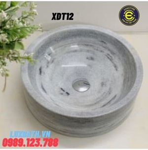 Chậu rửa lavabo màu xám Eximstone XDT12