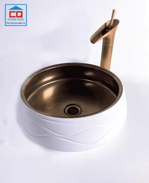 Chậu rửa lavabo nghệ thuật RS1146WB