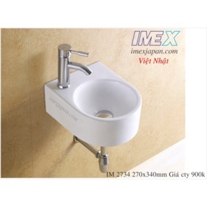 Chậu rửa lavabo treo tường Imex IM 2734