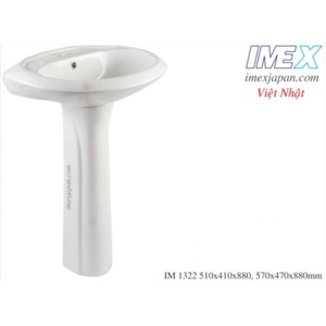 Chậu rửa lavabo treo tường Imex IM 1322