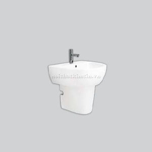 Chậu rửa lavabo treo tường và chân lửng Viglacera CD51