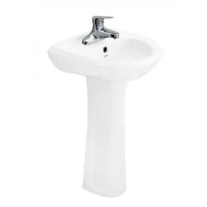 Chậu rửa lavabo treo tường Viglacera VTL3N và chân VI1T