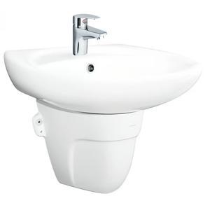 Chậu rửa Lavabo Viglacera BS409 + chân BS502