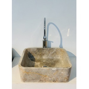 Chậu rửa lavabo vuông Eximstone DK43