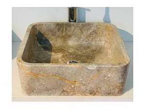 Chậu rửa lavabo vuông Eximstone DK43